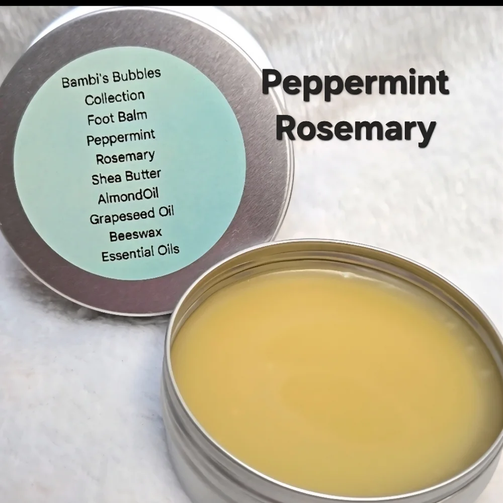 LAST ONE!   Hand Crafted Foot Balm 2oz Tin Assorted Scents - Picture 11 of 16